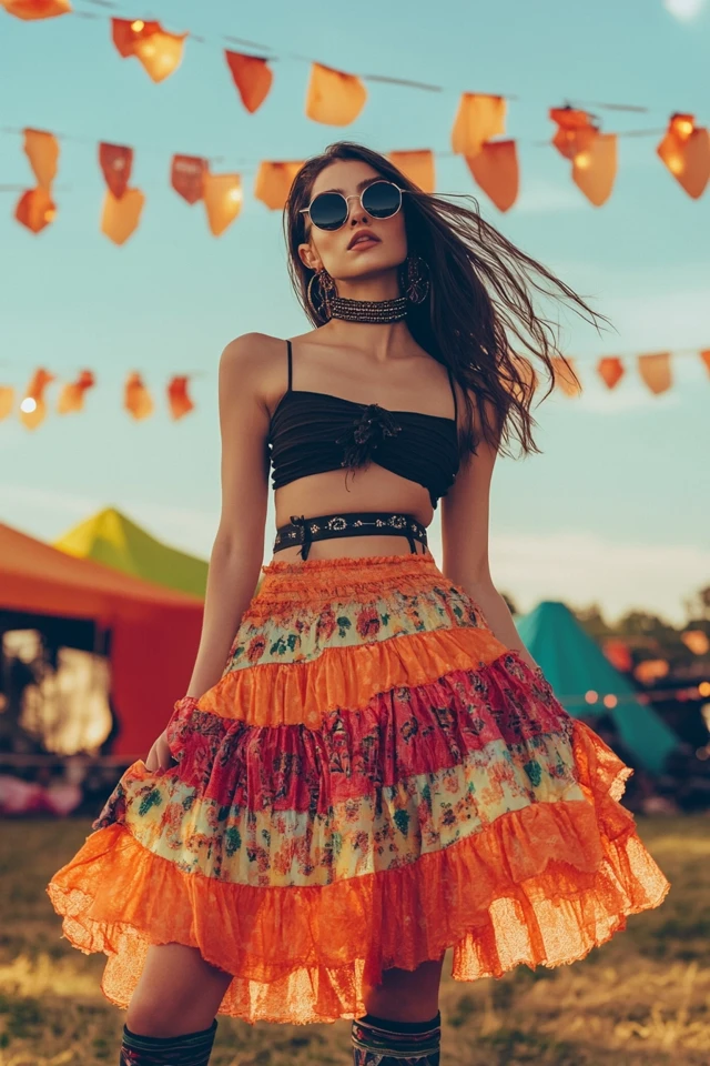 Tiered Skirts for Festival-Ready Fashion - photo 5