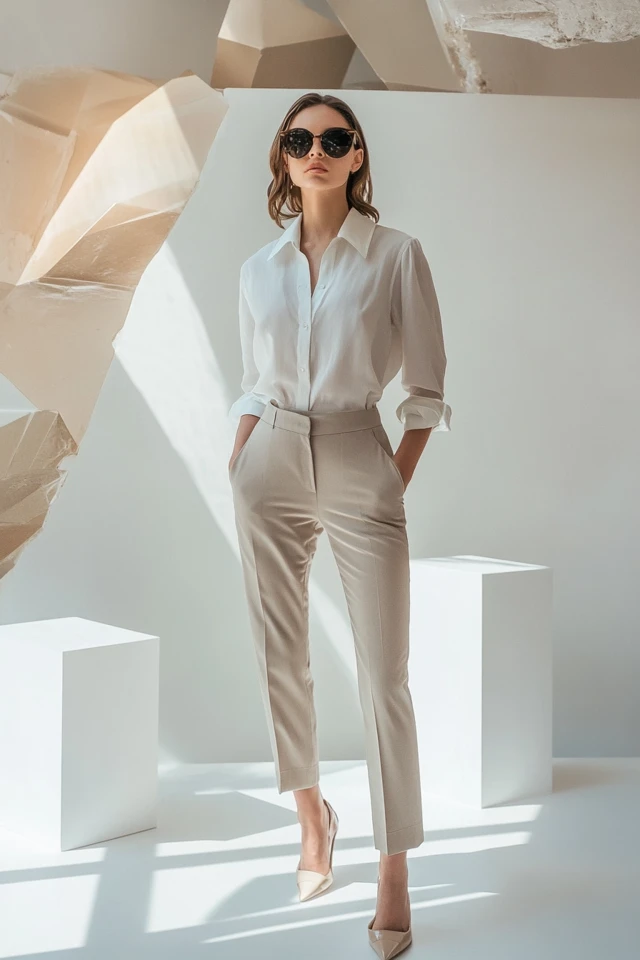 Tapered Crop Pants for Clean, Modern Lines - photo 5