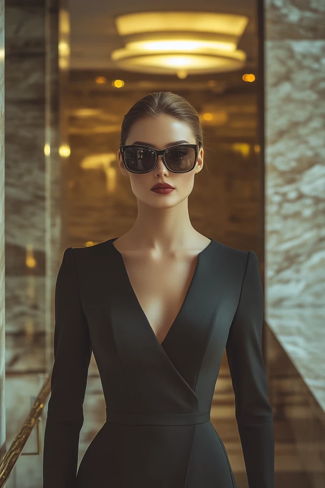 Structured Pencil Dresses with Peplum Waist - photo 5
