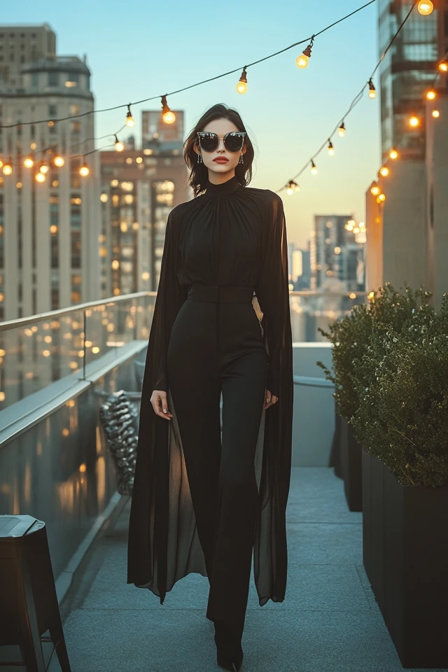 Asymmetrical Cape Blouses for Bold Style - photo 5