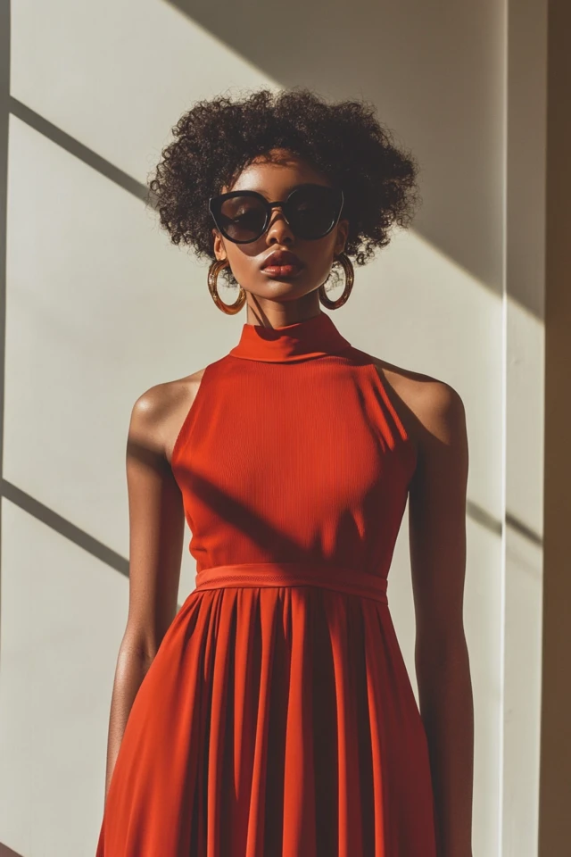High-Neck Maxi Dresses for Modern Modesty - photo 5