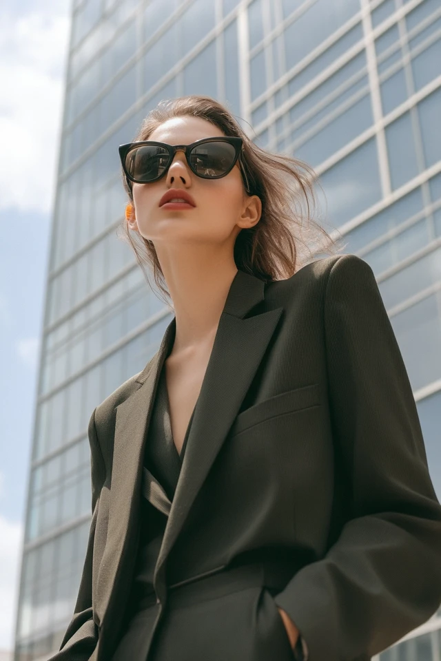 Cropped Blazers with Sharp Tailoring: The Modern Power Piece