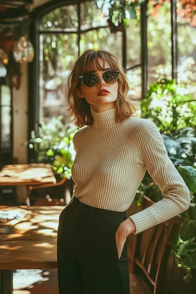 Straight-Leg Knit Pants for Comfortable Elegance: The Ultimate Blend of Style and Ease - photo 5