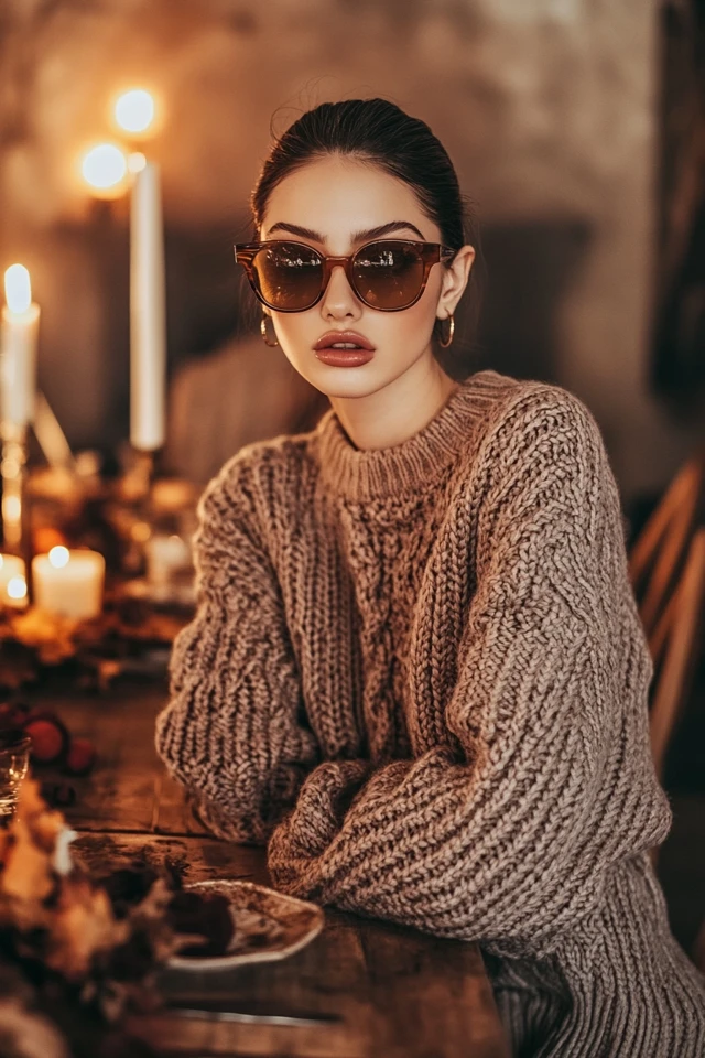Cozy Thanksgiving Dinner Outfits with Warm Sweaters: Comfort Meets Seasonal Style - photo 5