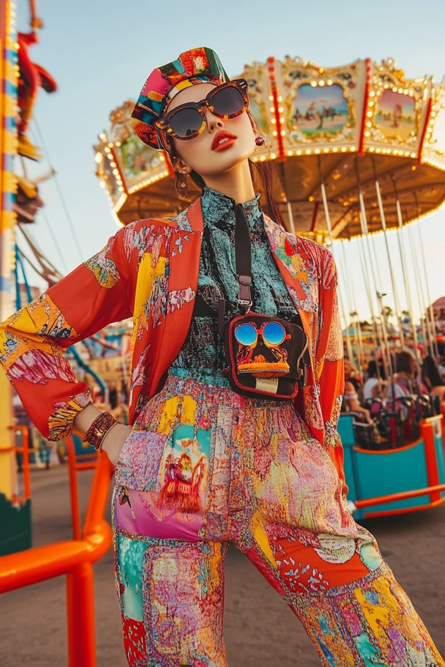 Vibrant Theme Park Attire with Fun Accessories: Stylish Comfort for a Day of Adventure - photo 4