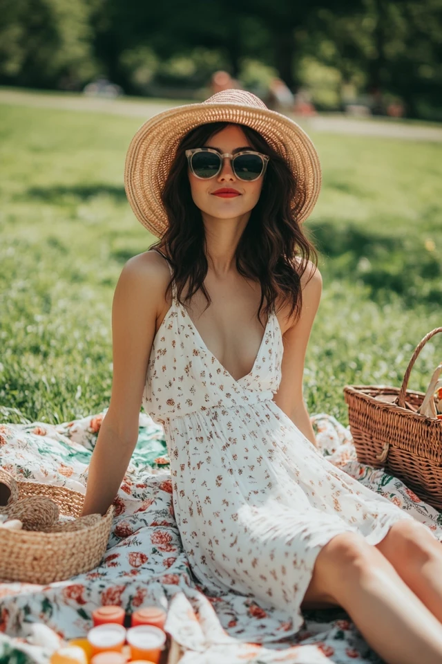 Relaxed Picnic Date Outfits with Casual Sundresses: Effortlessly Charming and Comfortable - photo 5