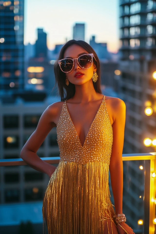 Bold Bachelorette Party Dresses with Sparkling Fringe: Party-Ready Looks for Unforgettable Nights - photo 5