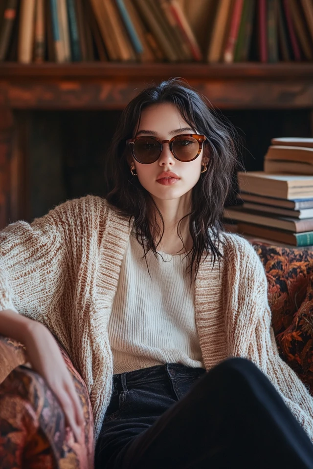 Effortless Book Club Styles with Comfy Knitwear: Cozy Looks for Literary Gatherings - photo 5