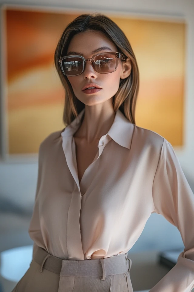 Neutral Blouses for Work-to-Weekend Looks - photo 5