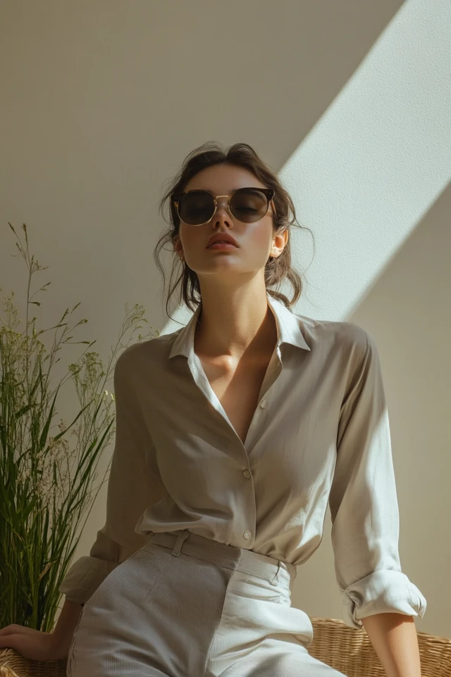 Relaxed Button-Up Shirts for Casual Elegance: Effortlessly Chic and Timelessly Versatile - photo 5