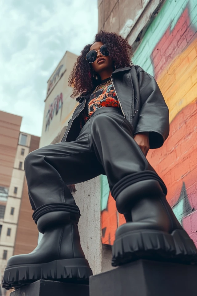 Statement Chunky Boots for Edgy Outfits - photo 4