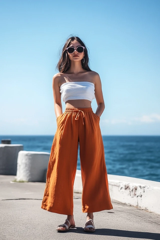 Cropped Wide-Leg Pants for Breezy Outfits - photo 5