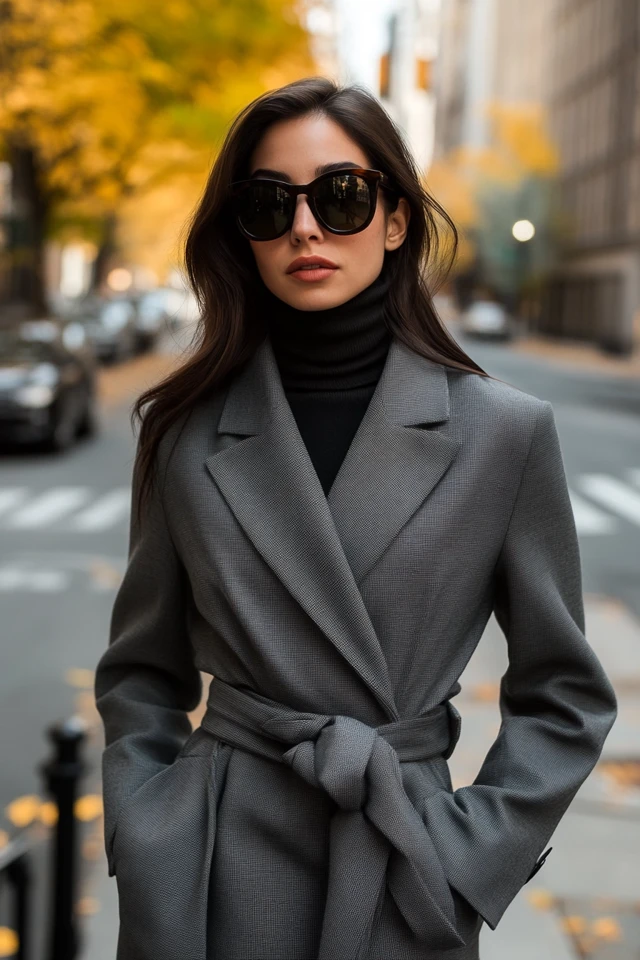 Stylish Wrap Coats for Transitional Weather - photo 5