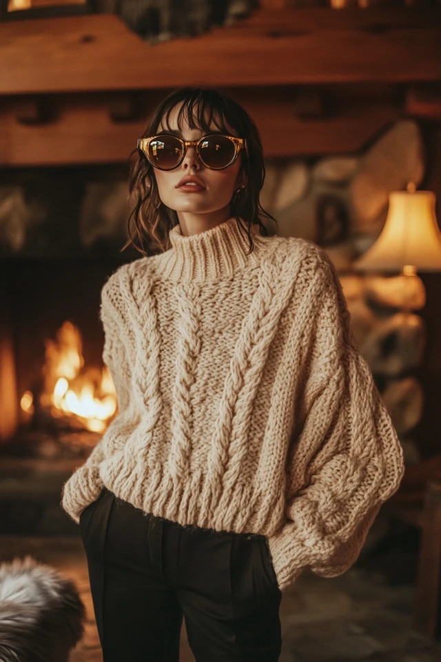 Chunky Knit Sweaters for Winter Wardrobes - photo 5