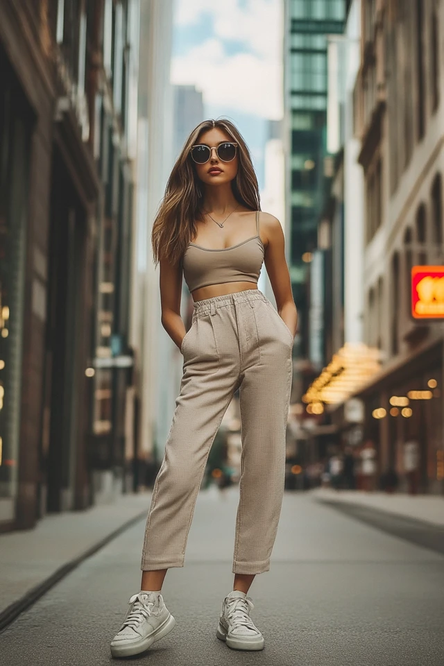 Neutral Crop Tops for Trendy Outfits - photo 5