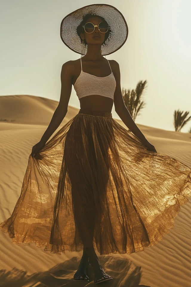 Sheer Maxi Skirts for Hot and Dry Days - photo 5