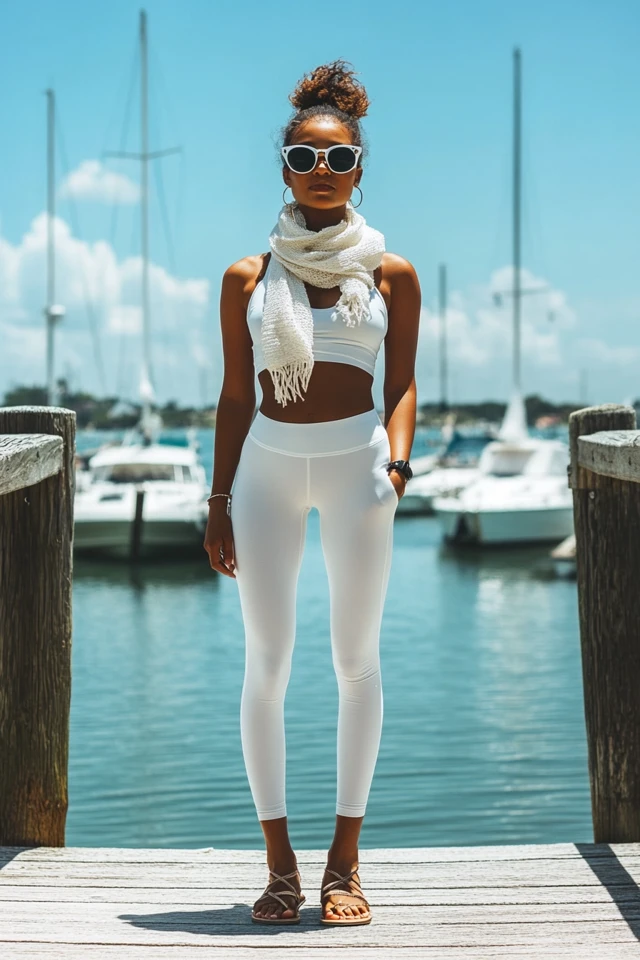 Stretchy Capri Leggings for Mild Summer Days - photo 5