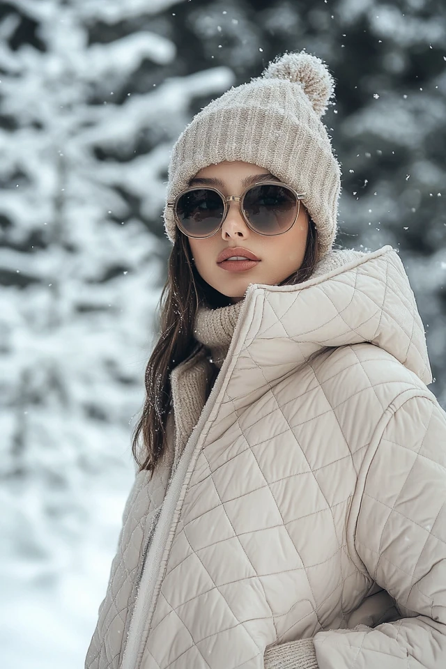 Warm Quilted Coats for Snowy Winter Strolls - photo 5