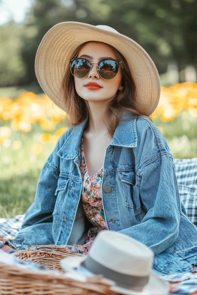Relaxed Denim Jackets for Springtime Picnics - photo 5