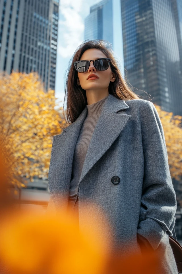 Layered Long Coats for Windy City Walks - photo 5
