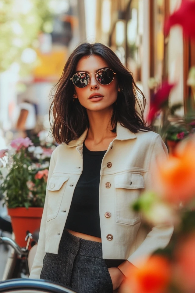 Stylish Cropped Jackets for Mild Spring Mornings - photo 5