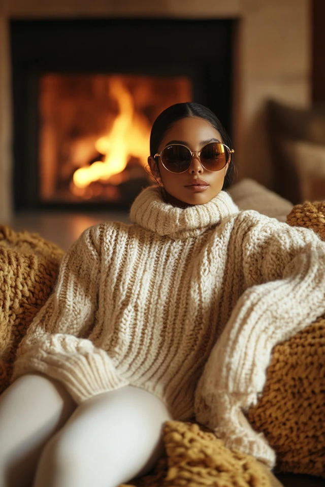 Soft Leg Warmers for Cozy Home Lounging - photo 5