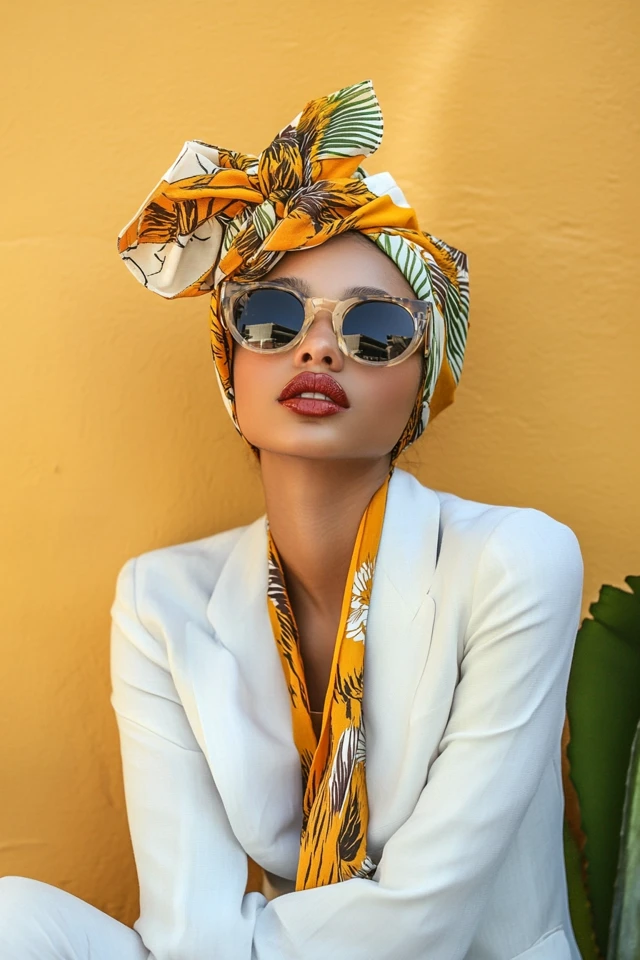 The Trendiest Hair Scarves and How to Tie Them - photo 5