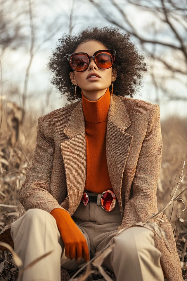 Warm Sand and Burnt Orange in Transitional Jackets - photo 5