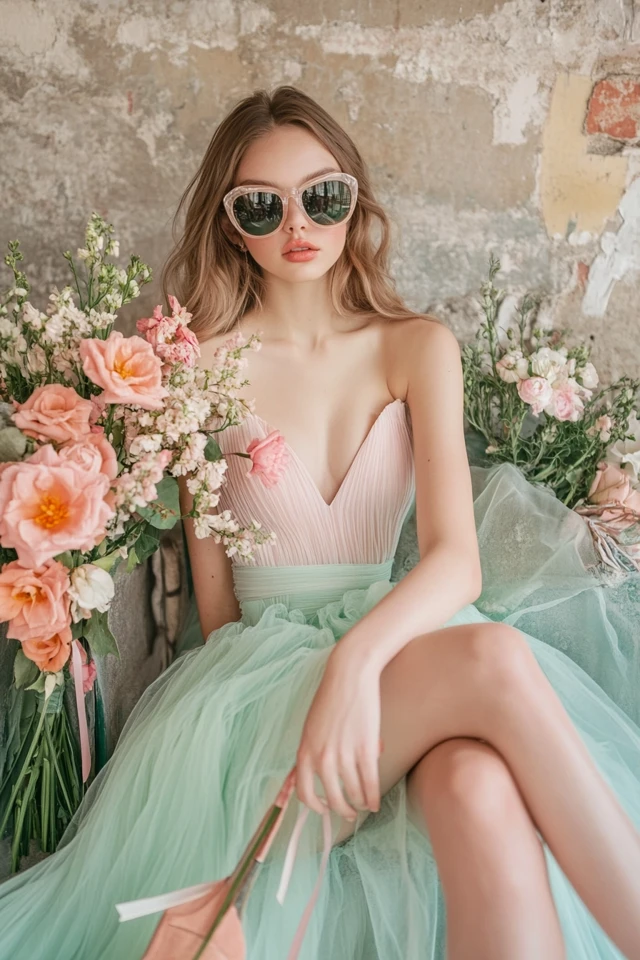 Pastel Party Dresses for Bridal Showers - photo 4