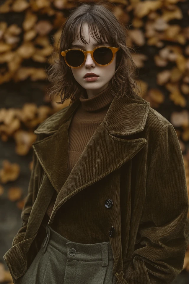 Mixing Corduroy and Wool for Warm Autumn Coats - photo 5