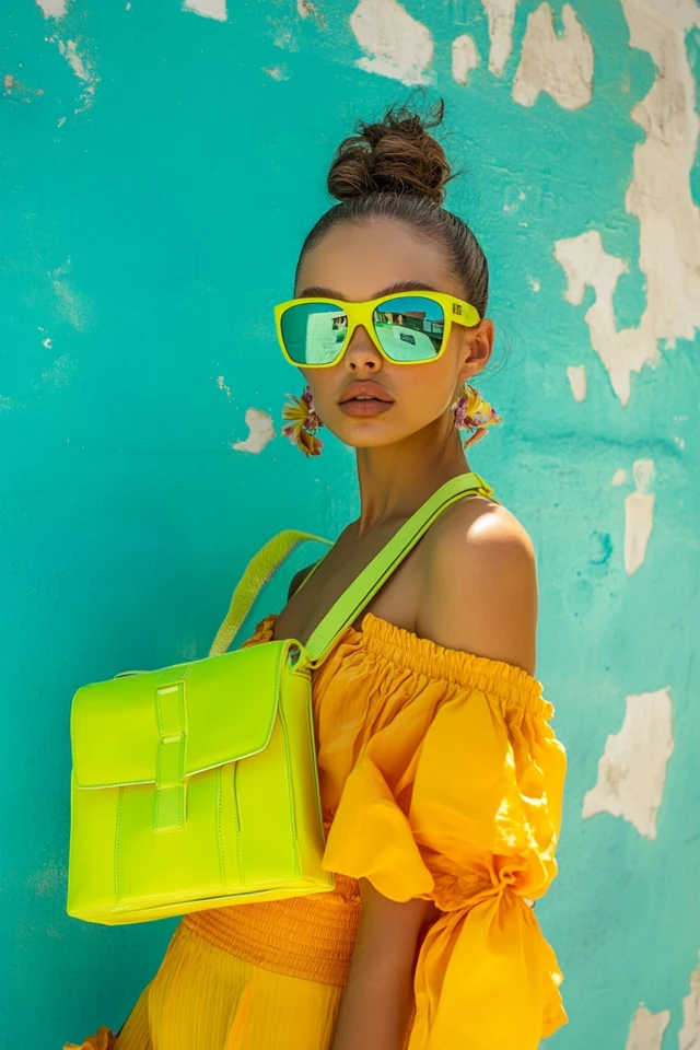 Bold Accessories in Neon Hues for Summer Pops - photo 5
