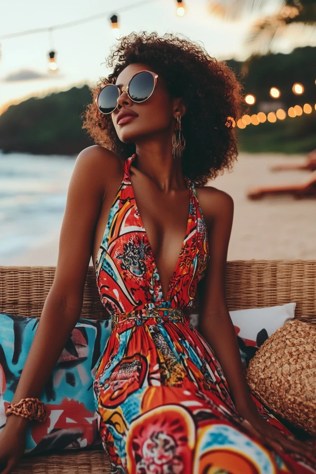 Strappy Maxi Dresses in Bold Prints for Summer Nights - photo 5