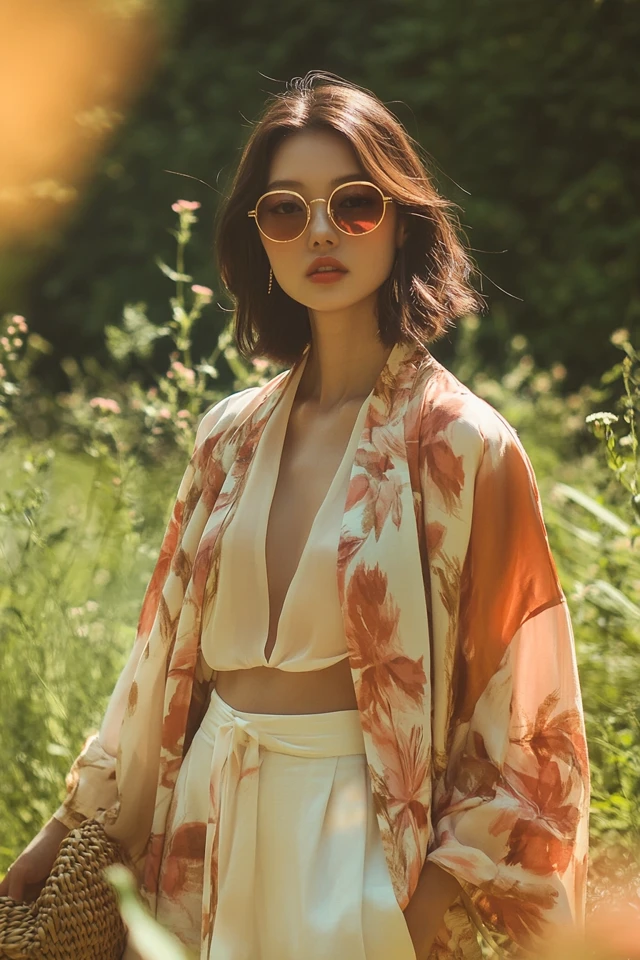 Relaxed Kimono Jackets for Lightweight Layers - photo 2