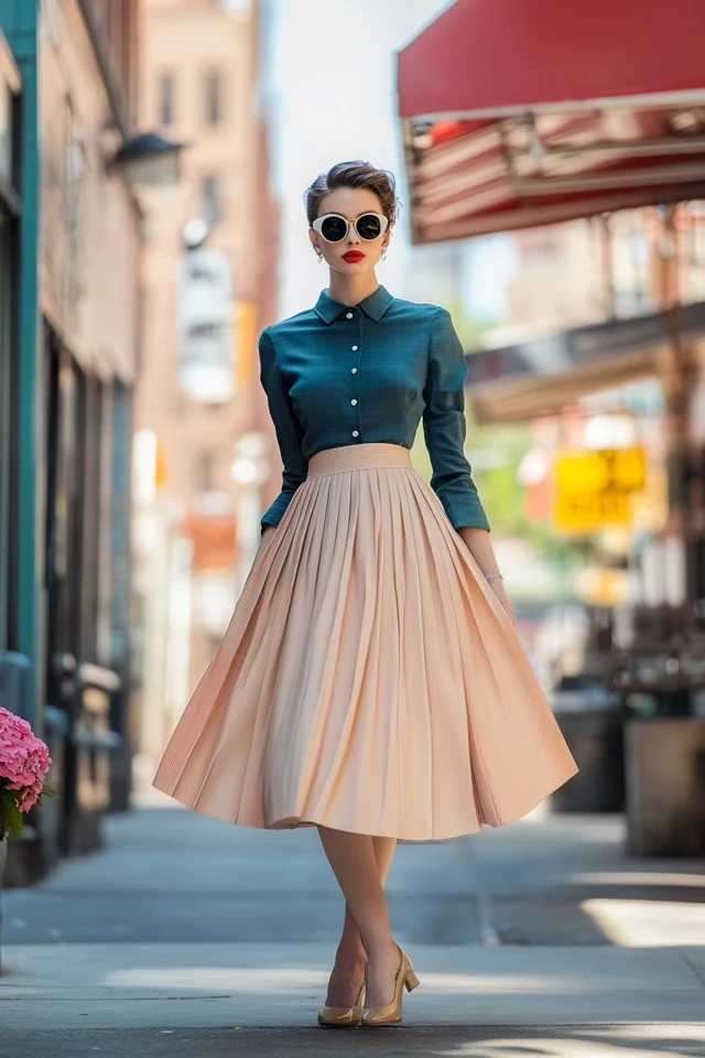 Circle Skirts for Swingy, Retro Style - photo 5