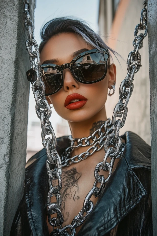 How to Wear Oversized Chains with Confidence - photo 5