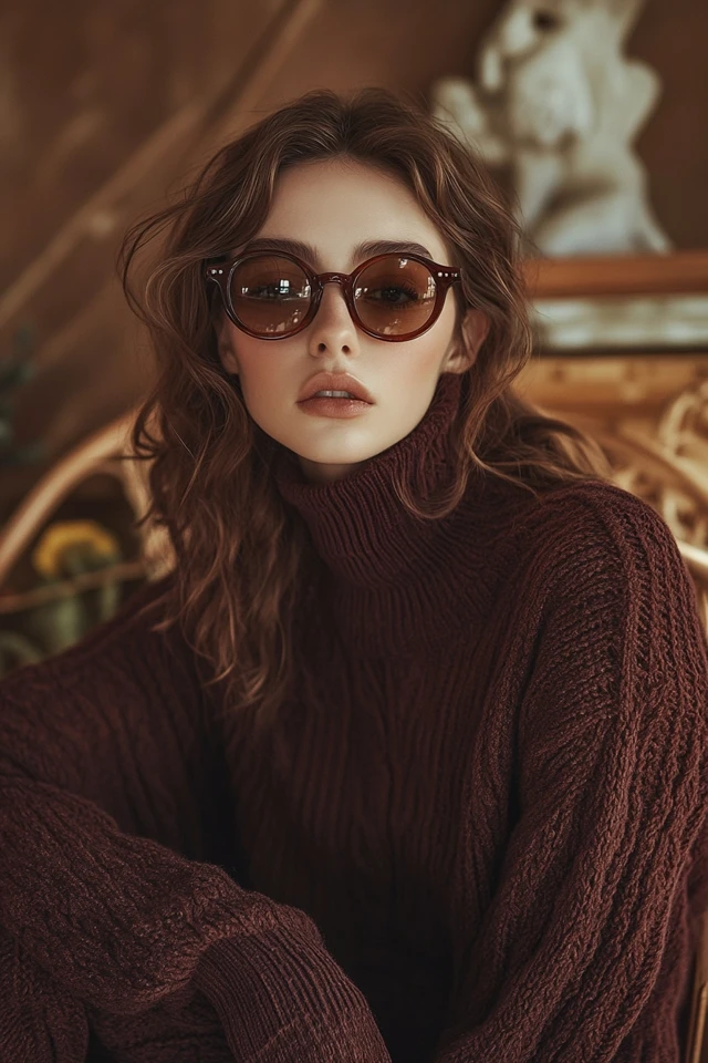 Chocolate and Burgundy Pairings for Cozy Knitwear: A Warm and Elegant Duo - photo 5