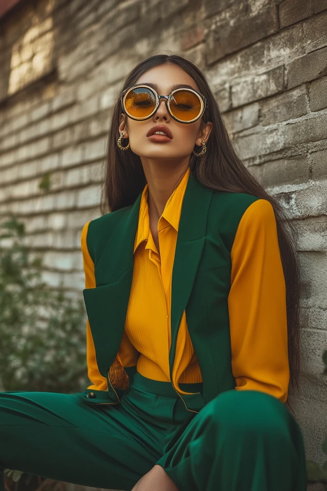 Pairing Lemon Yellow and Forest Green for Bold Outfits - photo 5