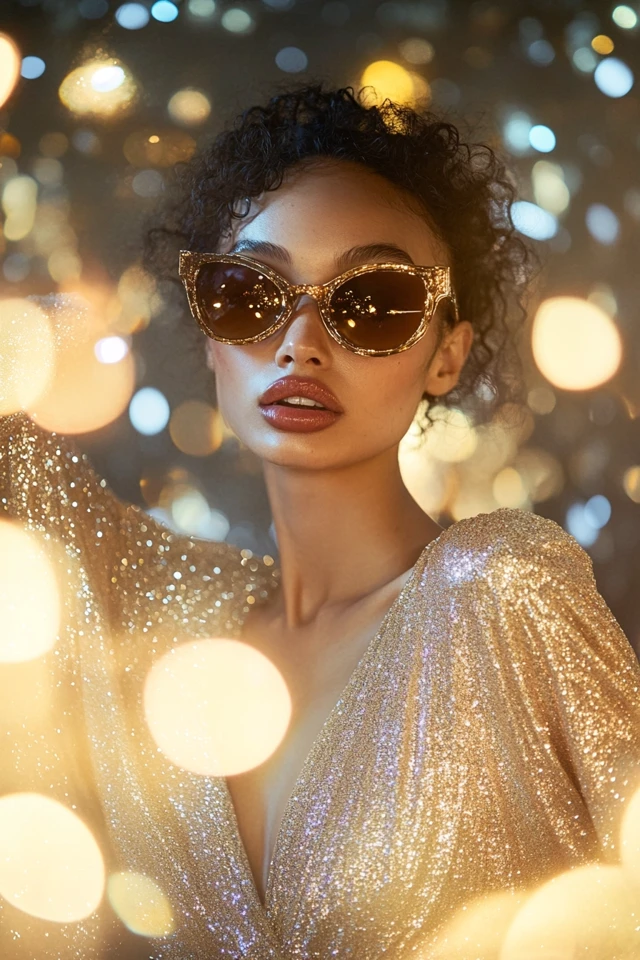 Sparkly Wrap Dresses for Holiday Photoshoots - photo 5