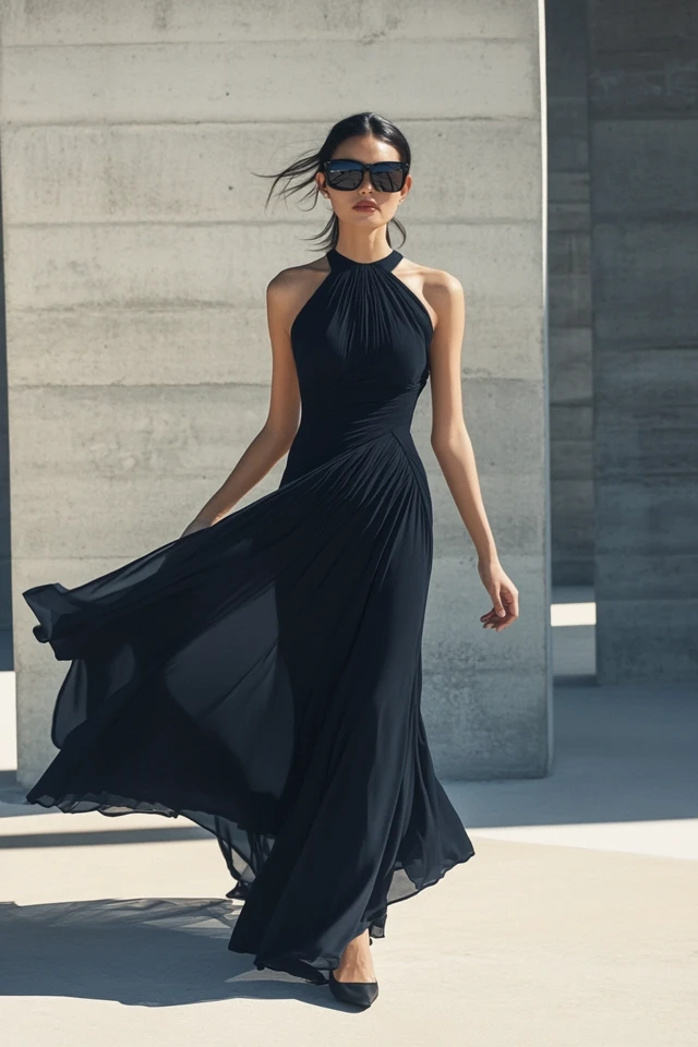 Elegant Navy Dresses for Evening Receptions - photo 5