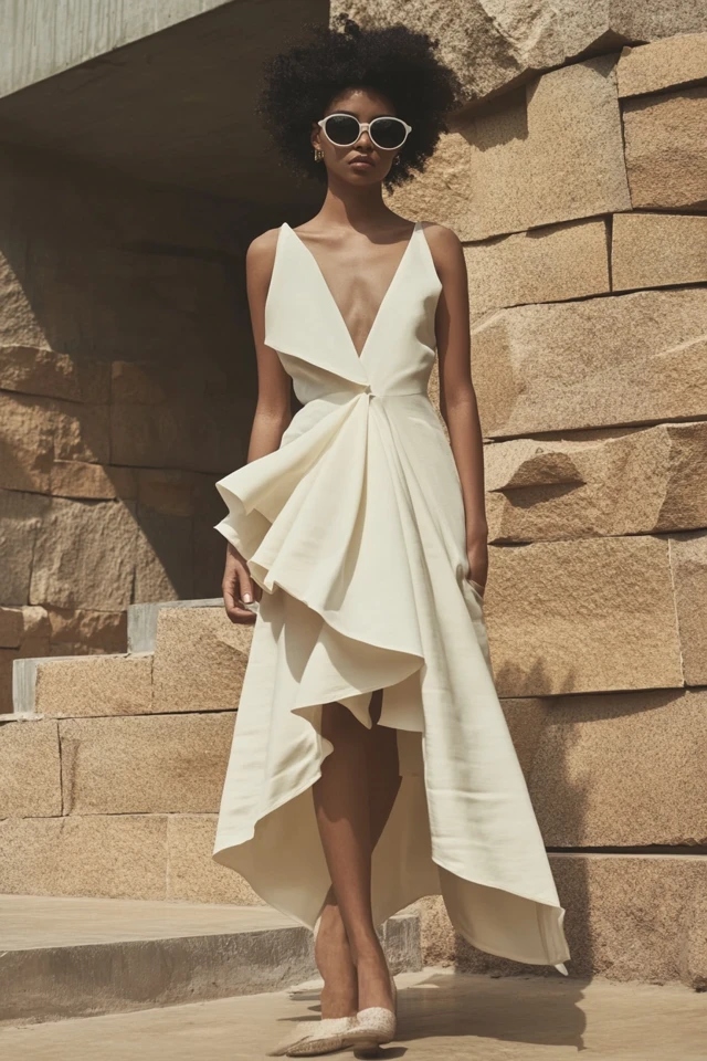 Elegant Asymmetrical Dresses for Formal Dinners - photo 5