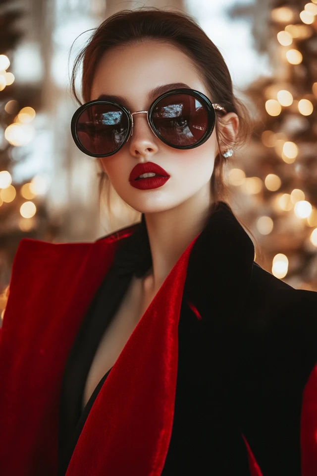 Chic Red and Black Outfits for Winter Soirées - photo 5