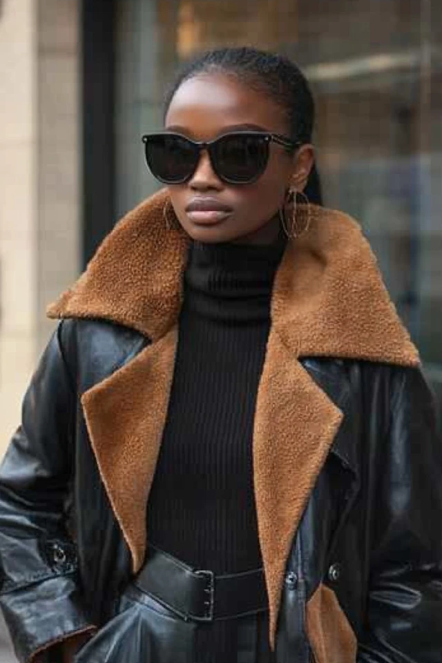 Leather and Suede Blends for Sophisticated Outerwear - photo 5