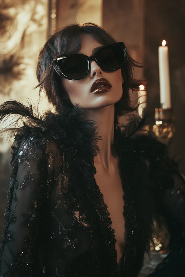 Mixing Satin and Feathers for Luxe Statement Pieces - photo 5