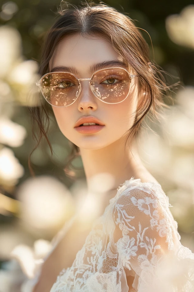 Lace and Chiffon Combinations for Romantic Bridal Looks - photo 5