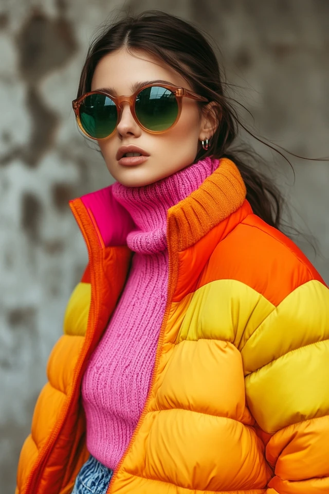 Puffer Vests in Bold Colors for Winter Occasions - photo 5