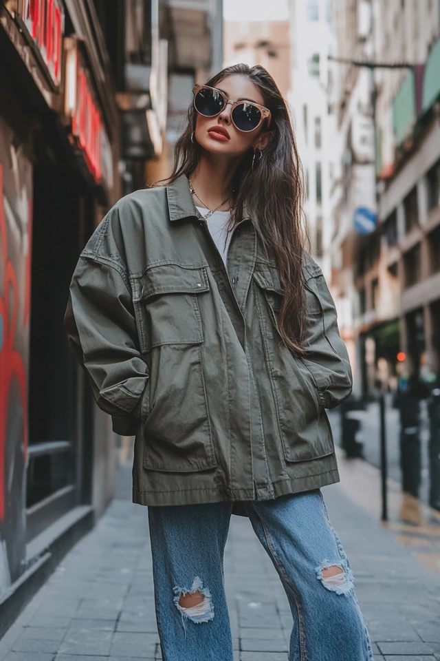 Oversized Utility Jackets for Casual Streetwear - photo 5