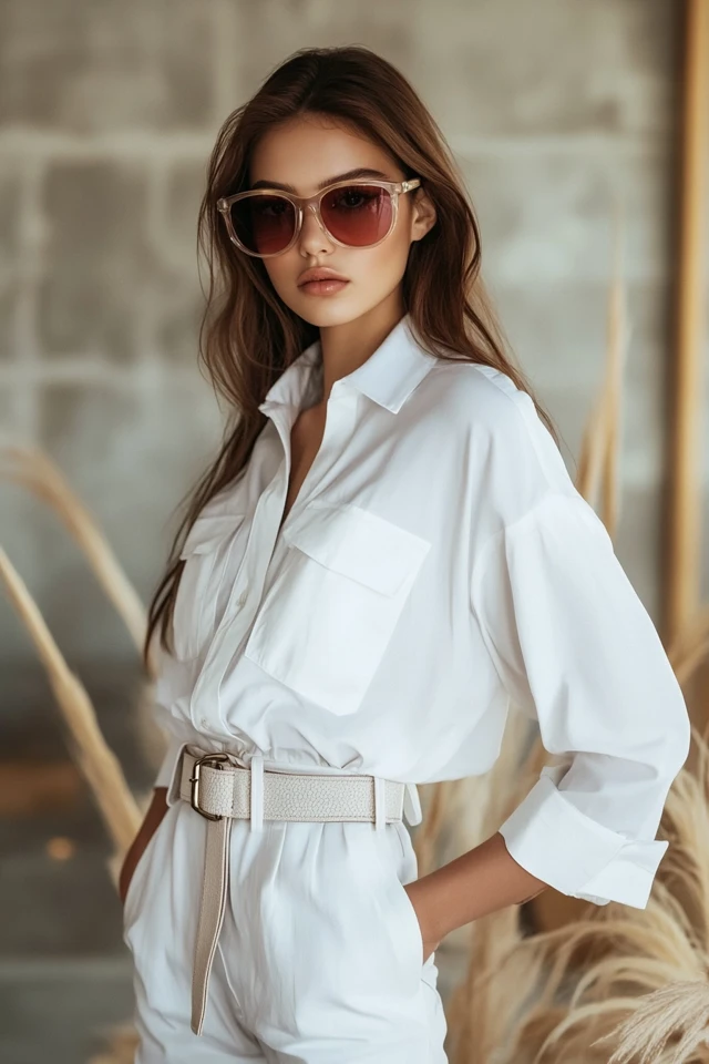 Oversized Button-Down Shirts as Dresses - photo 5