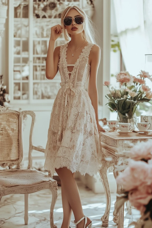 Sophisticated Tea Party Dresses with Lace Details - photo 5