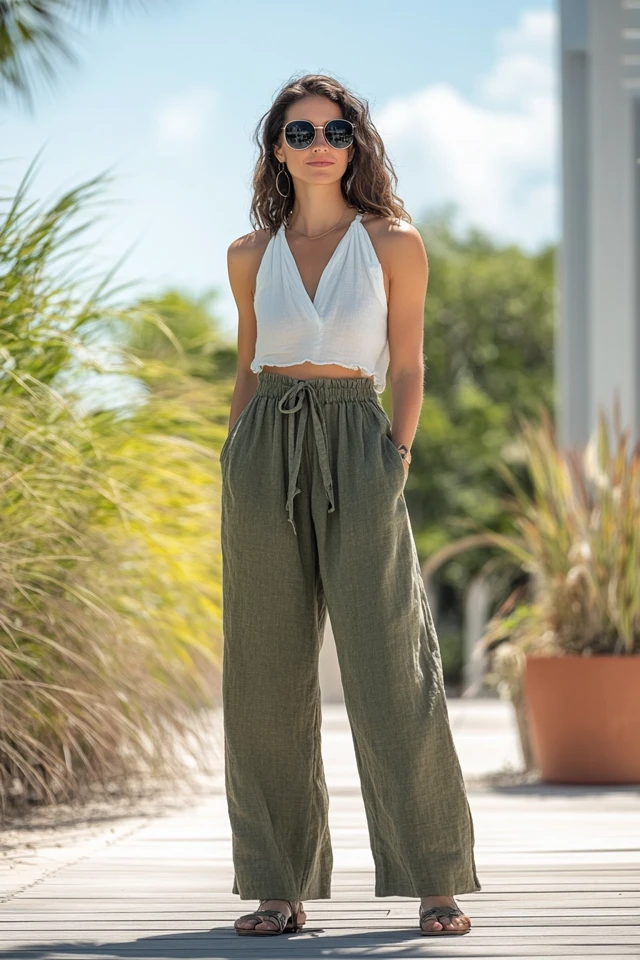 Wide-Leg Linen Pants for Breezy Comfort - photo 5