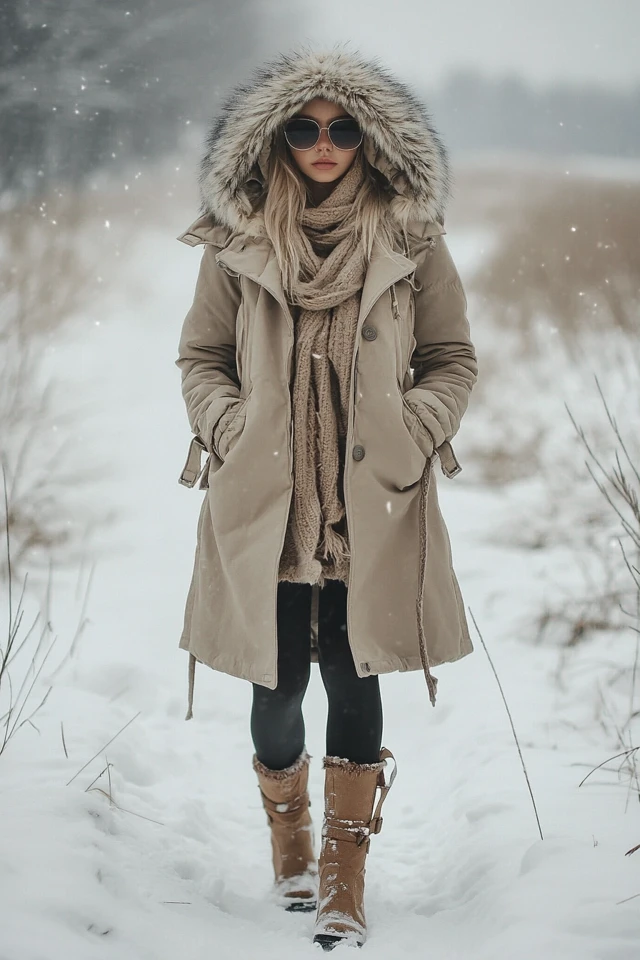 Fleece-Lined Parkas for Snowy Winter Strolls - photo 5